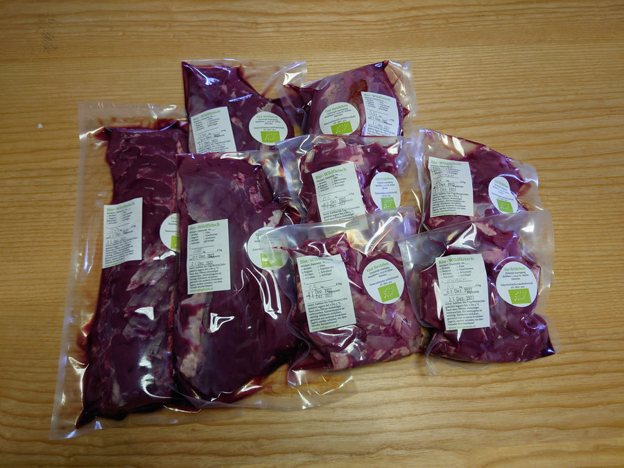 BIO Damwildfleisch Mischpaket 5 kg von Gut Reideben in Kärnten